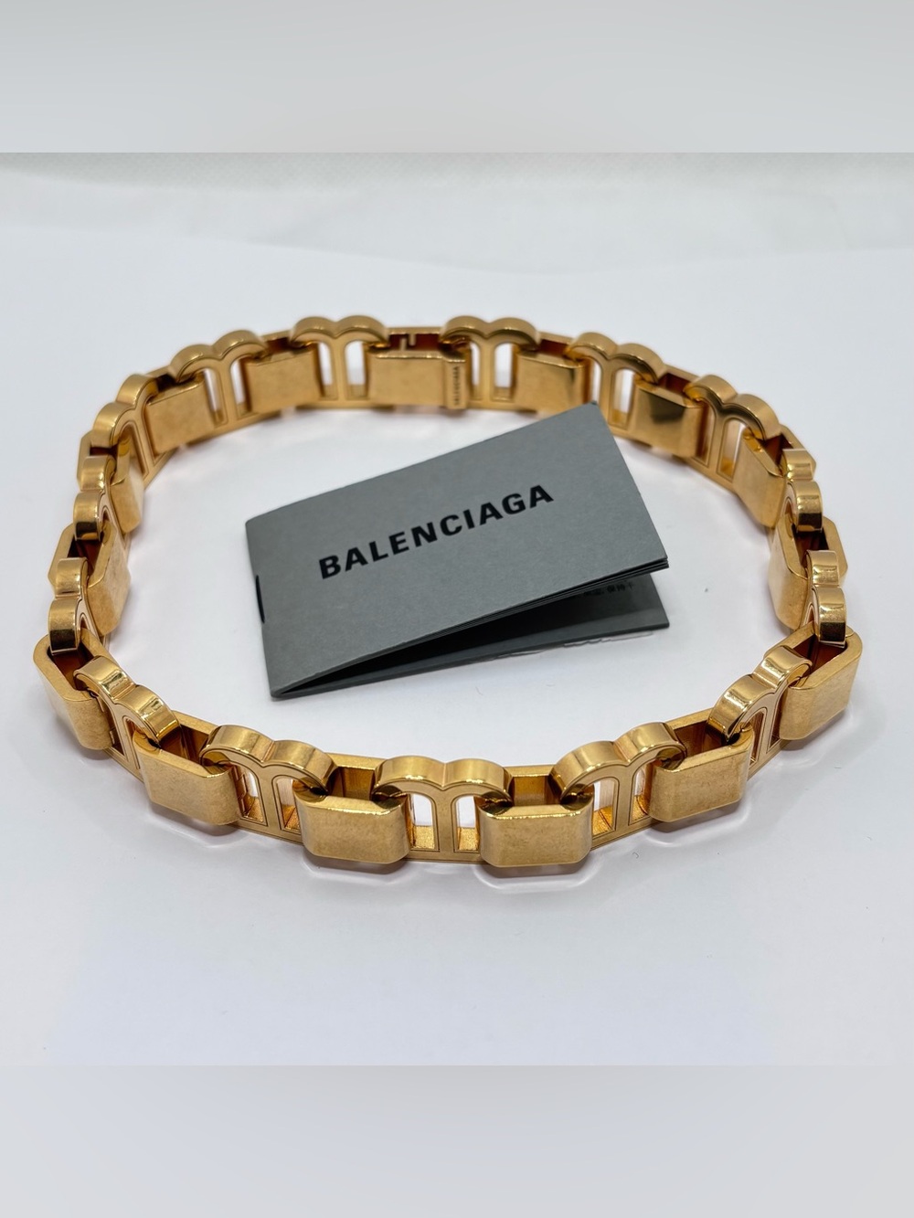 Balenciaga Hourglass Choker Necklace